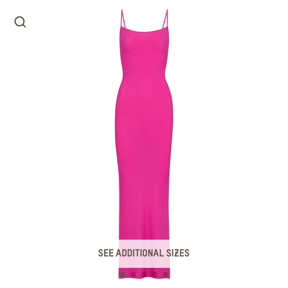 SOFT LOUNGE LONG SLIP DRESS